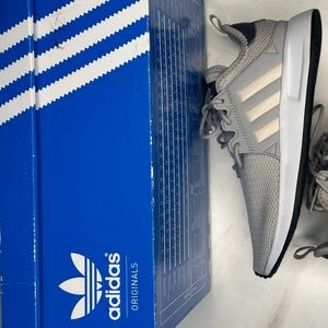 Adidas Sneakers Size 3 Grey & Pink